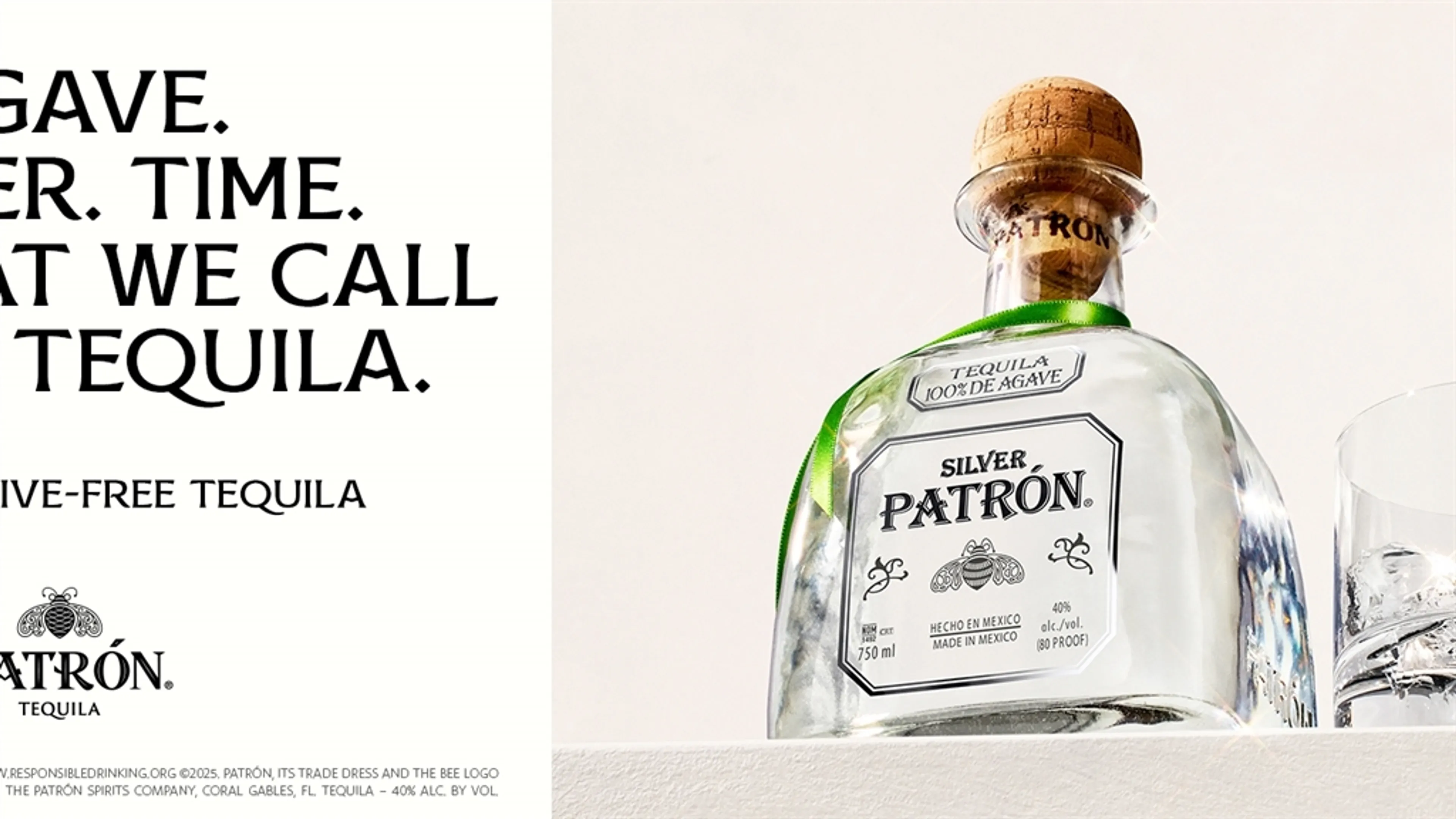 PATRÓN TEQUILA Launches "100% Additive-Free Tequila" Campaign Celebrating its Additive-Free History