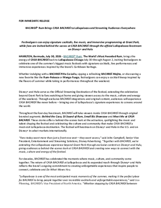 Lollapalooza x Hulu x BACARDI - Finalized Press Release.docx.pdf