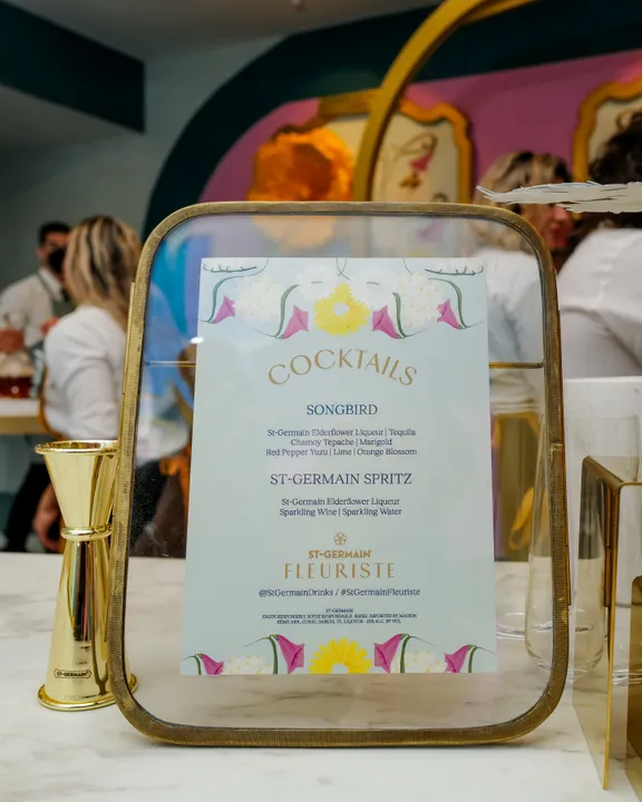 ST~GERMAIN® Elderflower Liqueur Debuts Fleuriste ST~GERMAIN with Multi-Hyphenate Artist Jameel Mohammed of KHIRY and Paper Floral Designer Zoe Bradley 