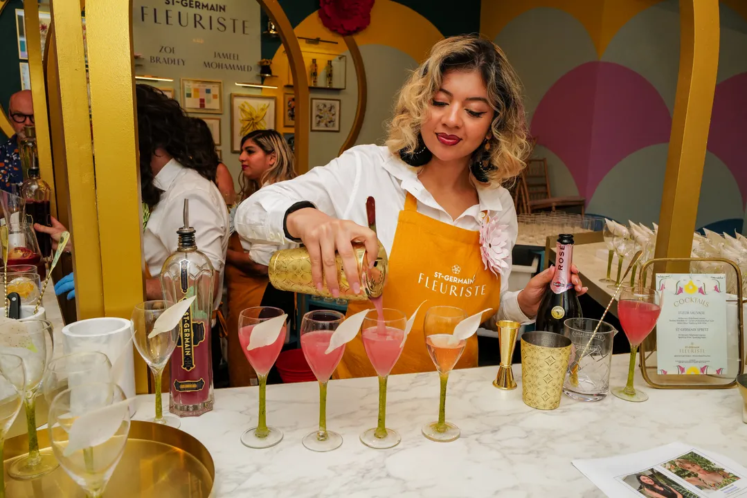 ST~GERMAIN® Elderflower Liqueur Debuts Fleuriste ST~GERMAIN with Multi-Hyphenate Artist Jameel Mohammed of KHIRY and Paper Floral Designer Zoe Bradley 