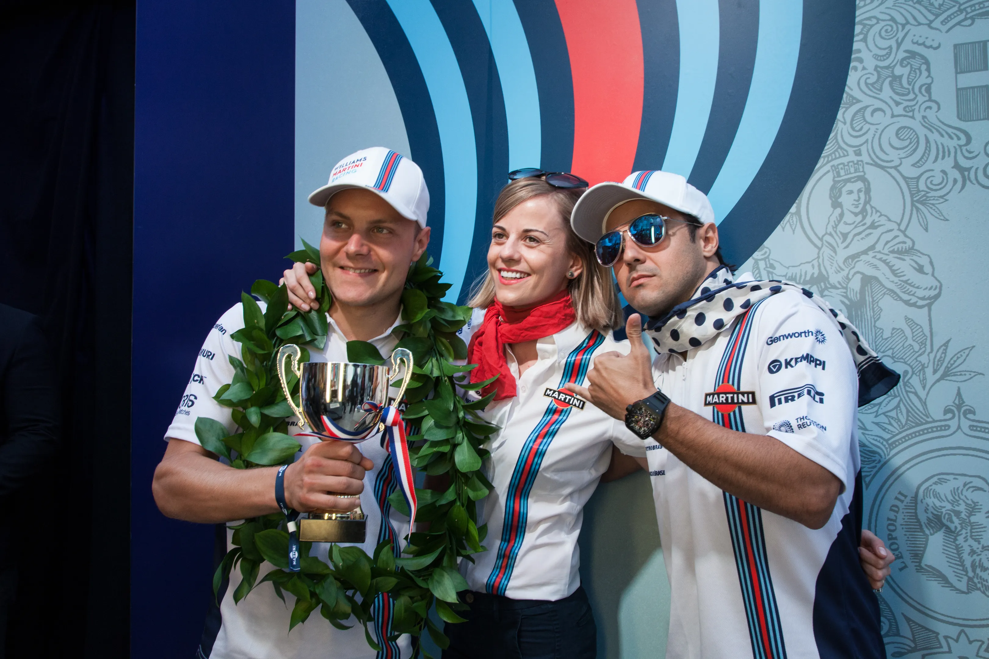Italian Grand Prix: the MARTINI Racing™ Stripes Shine on Williams Mercedes FW36 from Monza to Milan