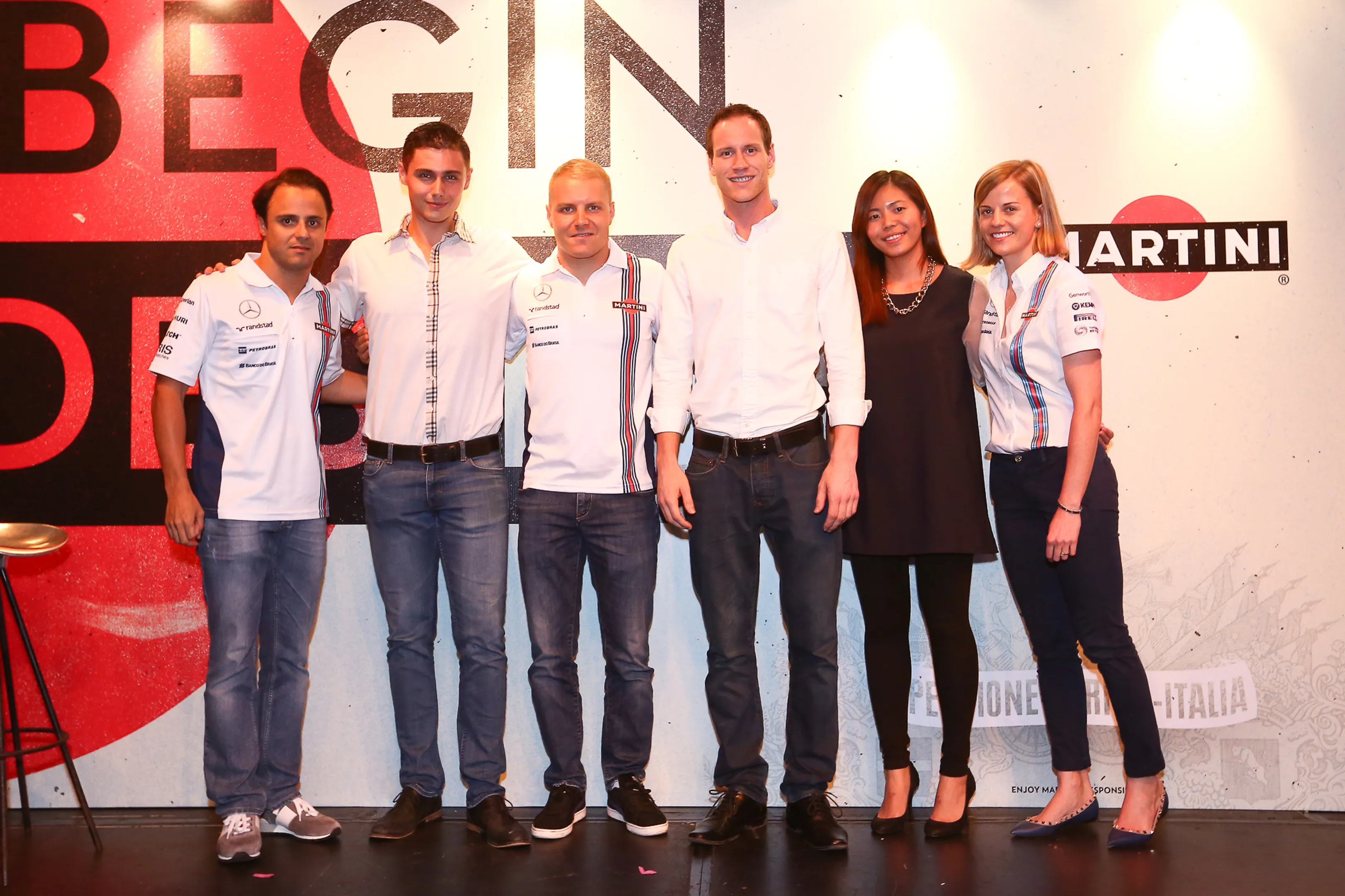 Signature Cocktails Unveiled at Williams MARTINI Racing Opening Party