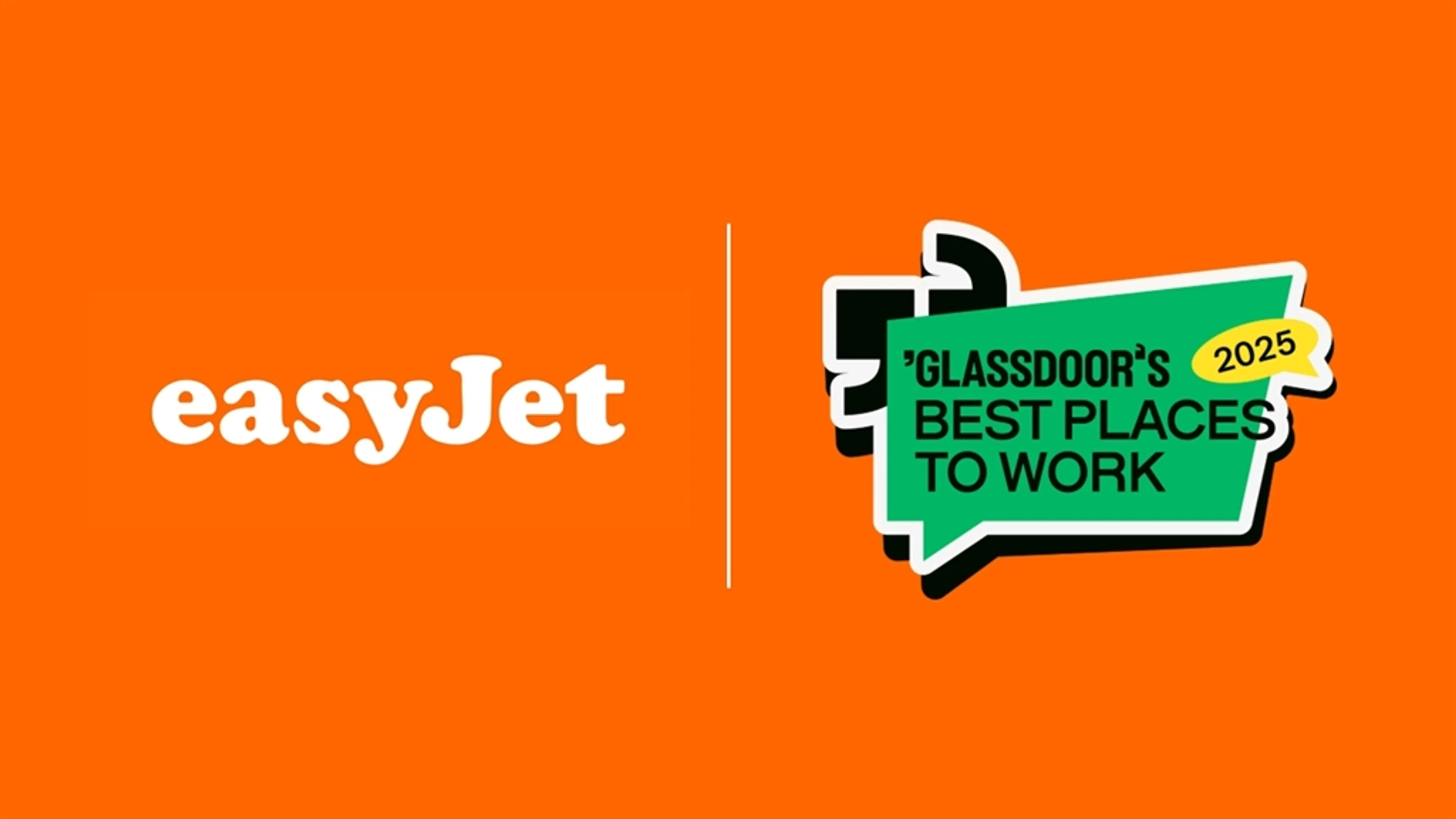 easyJet named one of Glassdoor's Best Places to Work 2025