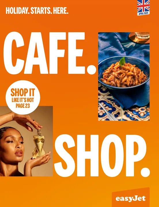 easyJet’s new summer CAFE and SHOP ranges launch onboard as inflight sales continue to take off