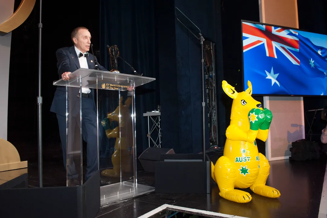 Manny Stul of Moose Enterprise from Australia named EY World Entrepreneur Of The Year 2016