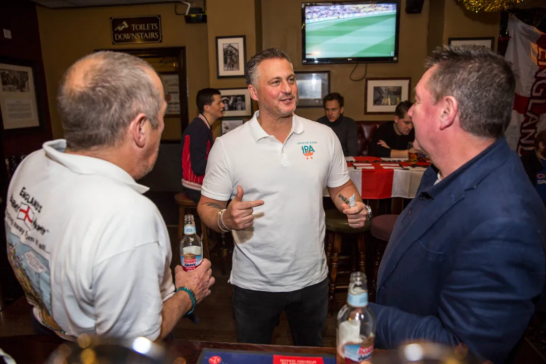 Cricket Legend Darren Gough Joined Die Hard Cricket Fans For Early Morning Ashes Screening