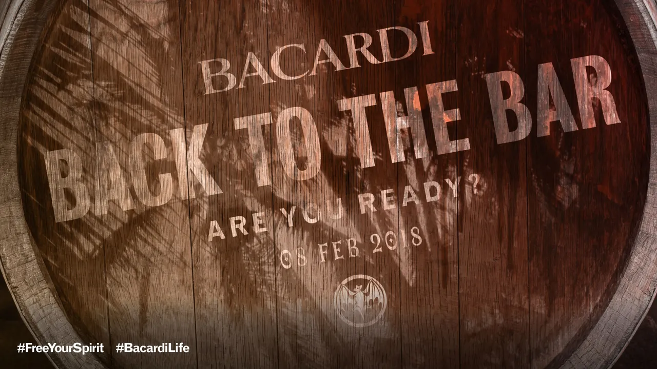 BACARDI GOES BACK TO THE BAR