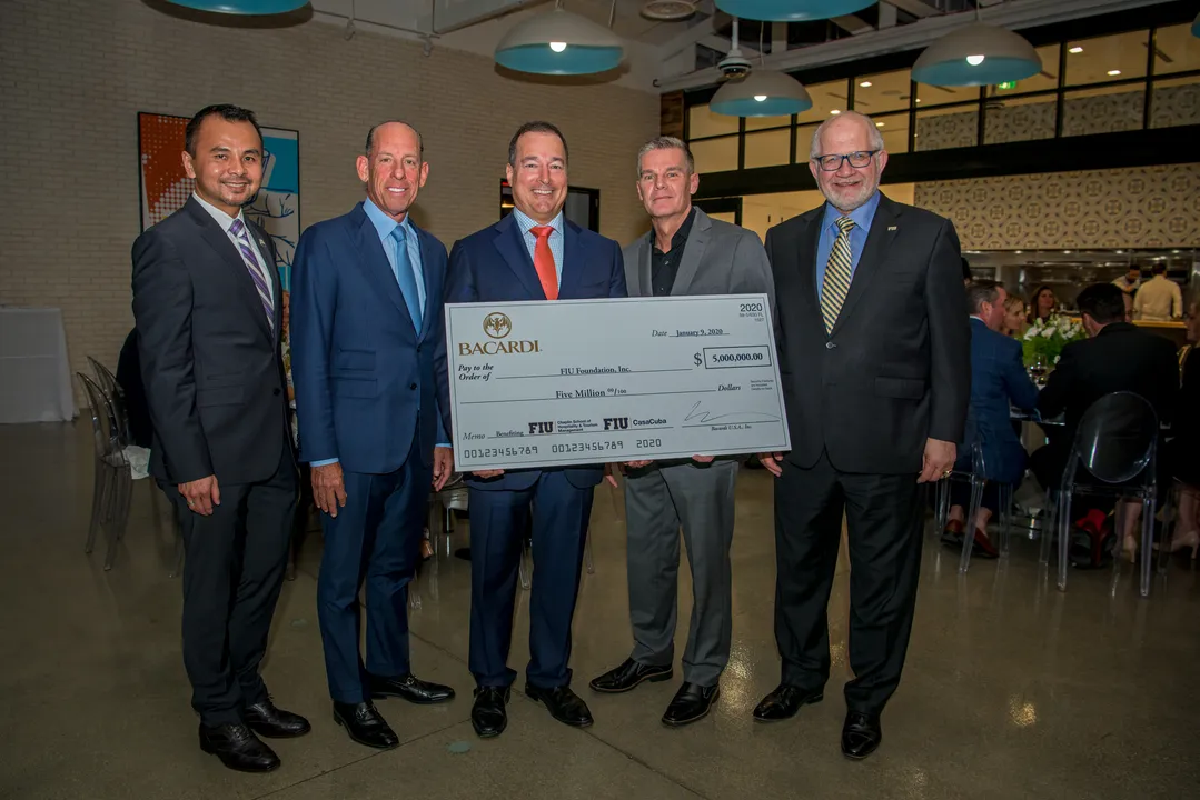 BACARDI USA DONATES $5 MILLION TO FLORIDA INTERNATIONAL UNIVERSITY