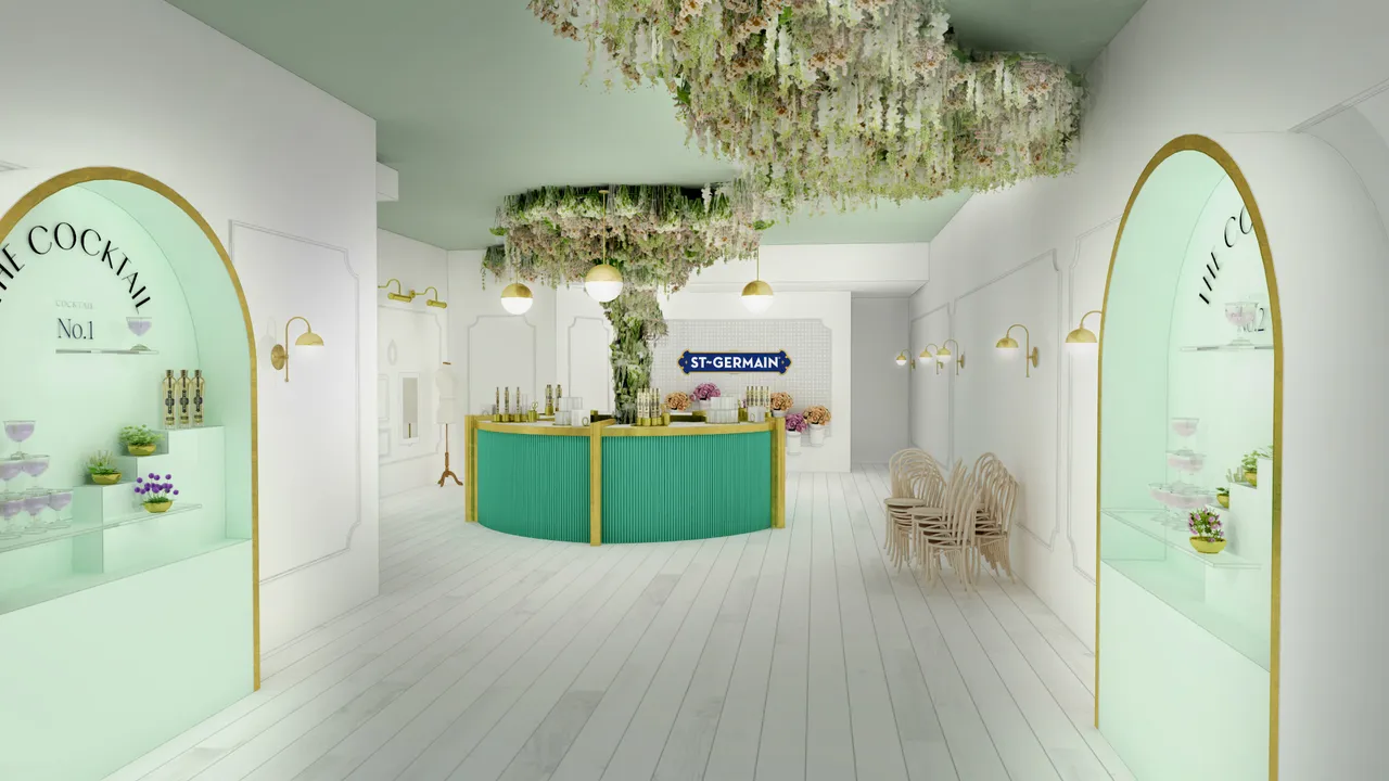 ST~GERMAIN® ELDERFLOWER LIQUEUR INTRODUCES FLEURISTE ST~GERMAIN, A CREATIVE INTERPRE-TATION OF A FLOWER SHOP IN COLLABORATION WITH JAMES WHITESIDE &amp; LAURA KIM 