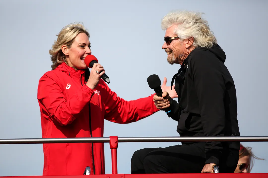 And they’re off! Sir Richard Branson welcomes crowds to inaugural Virgin Sport Festival of Fitness