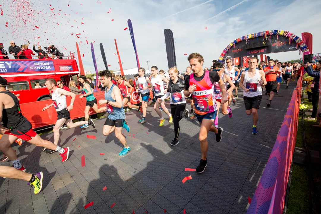 And they’re off! Sir Richard Branson welcomes crowds to inaugural Virgin Sport Festival of Fitness