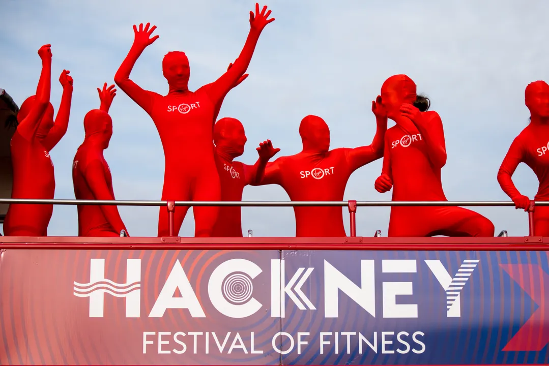 And they’re off! Sir Richard Branson welcomes crowds to inaugural Virgin Sport Festival of Fitness