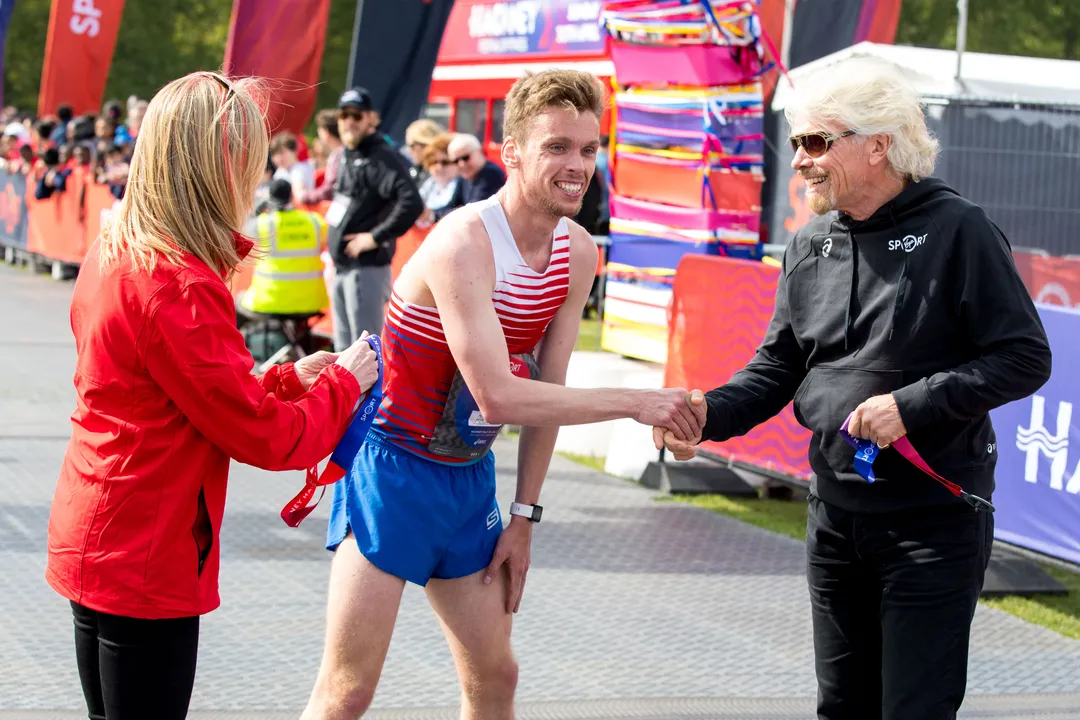 And they’re off! Sir Richard Branson welcomes crowds to inaugural Virgin Sport Festival of Fitness