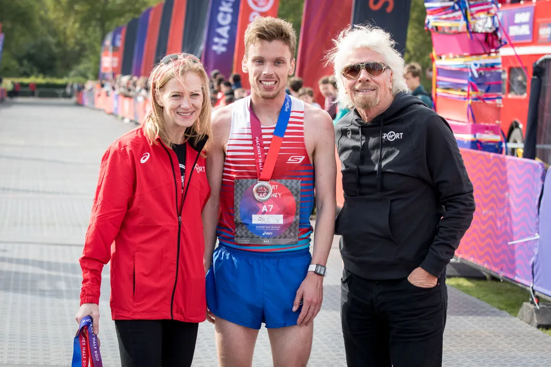 And they’re off! Sir Richard Branson welcomes crowds to inaugural Virgin Sport Festival of Fitness