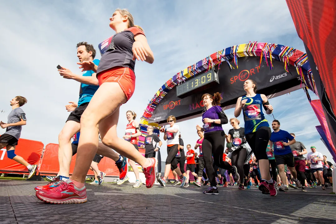 And they’re off! Sir Richard Branson welcomes crowds to inaugural Virgin Sport Festival of Fitness
