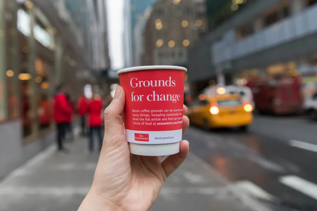 THE ECONOMIST STRESSES THE IMPACT OF FOOD WASTE ON THE ENVIRONMENT AS PART OF ITS GROUNDS FOR CHANGE PROGRAM