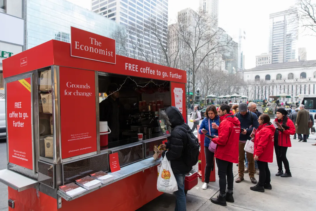 THE ECONOMIST STRESSES THE IMPACT OF FOOD WASTE ON THE ENVIRONMENT AS PART OF ITS GROUNDS FOR CHANGE PROGRAM