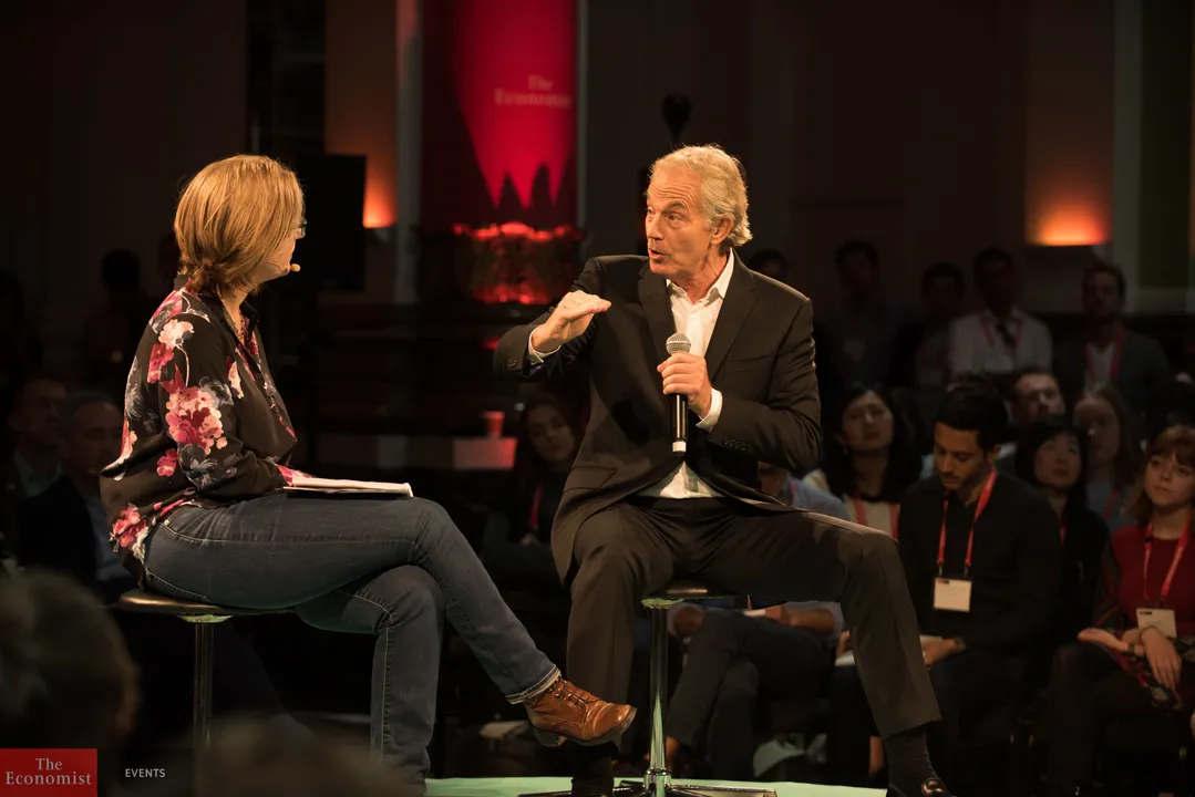 “We need to reinvigorate the politics of optimism” says former UK prime minister Tony Blair, as freedom of speech and Brexit dominate The Economist’s Open Future Festival