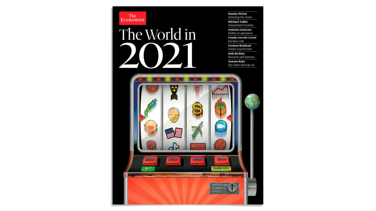 2021 will be a year of luck, risk taking and chance 
according to The Economist’s The World in 2021