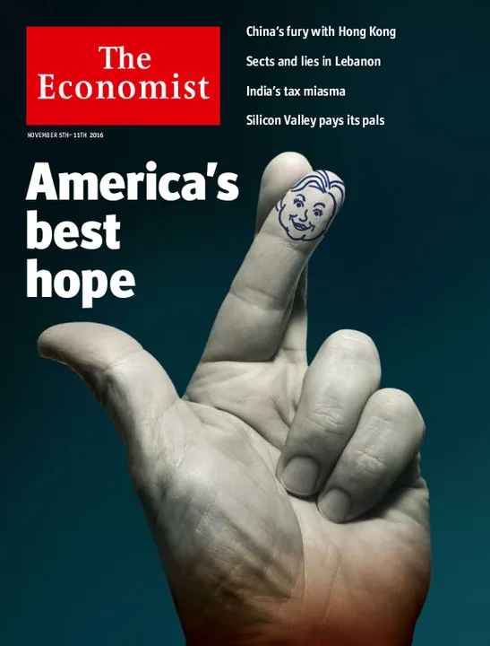 The Economist endorses Hillary Clinton in the 2016 United States presidential election