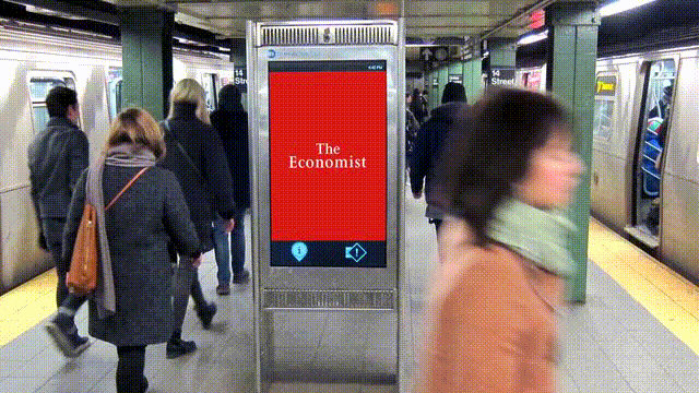 The Economist launches digital out of home (dOOH)  campaign in New York City