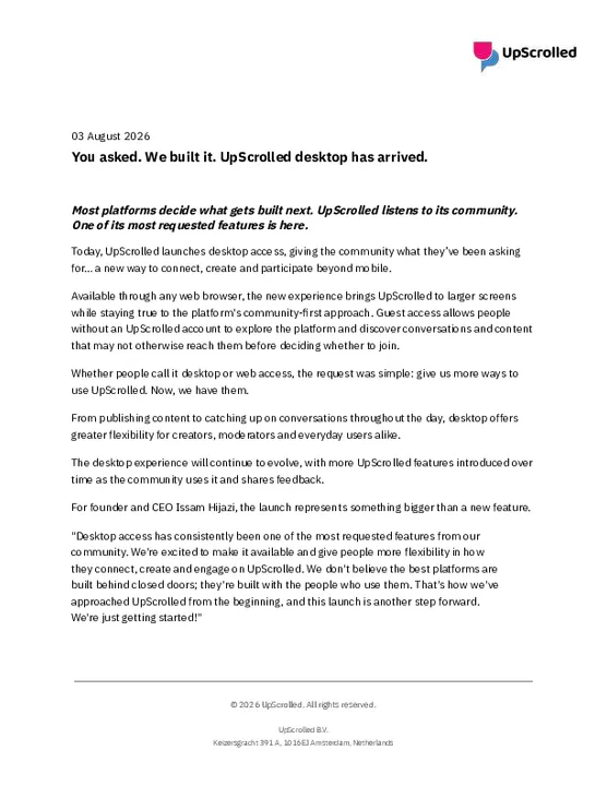 03 Aug 2026 - UpScrolled - Desktop version.pdf